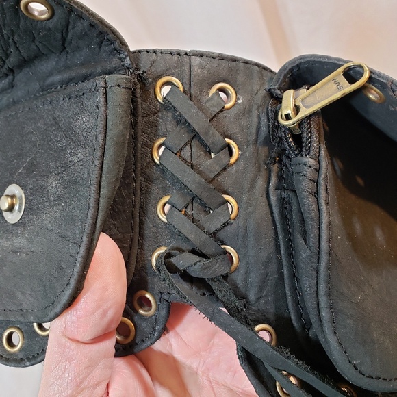 ***sold***leather utility belt fanny belt po - Picture 8 of 8